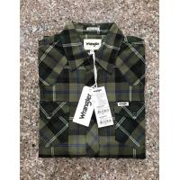 ราคา Wrangler เสื้อเชิ้ตผู้ชาย แขนยาว สีเขียวลายสก็อต ทรงโอเวอร์ไซส์ ผ้าไม่ยืด Cotton 100 มีกระเป๋าด้านหน้าสองข้าง ของแท้จาก Shop (20036907962)