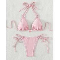 ราคา Rosa set ทูพีชสีชมพูพาสเทลแต่งลูกปัดสตอเบอรี่ (18777421645)