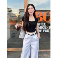 ราคา เสื้อยืดแขนสั้น ทรงสวย มีฟองน้ำ ใส่แล้วพรางหุ่นสวยมาก (21242525139)