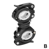 ราคา ESLNF 360 Rotation Cycling Clip Clamp Flashlight Mount Holder Universal Bicycle Bike LED Light Flashlight Torch Mount Holder (20238127133)