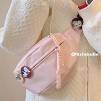 ราคา พร้อมส่ง กระเป๋าคาดอกแฟชั่นสไตล์เกาหลี คาดเอว สะพายข้าง (20708004293)