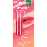 ราคา BABY BRIGHT lip cheek peach glow tint ลิปแอนด์ชีคพีชโกลว์ทินท์ 2 4G เบบี้ไบร์ท ลิปเนื้อออยล์ ลิปสีชัด ทินท์ติดทน ลิปทินท์ (19761466140)