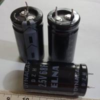 ราคา แพ็ค1ตัว 68F 2 5V 68ล้านไมโคร DYNACAP ELNAสีดำ ขนาด22x40mm แท้ ใหม่ ซุปเปอร์คาปาซิเตอร์ 68F2 5V C68F2 5V C68F 2 5V Super Capacitor 68ฟารัต 2 5V ตัวเก็บประจุไฟฟ้า C2 5V68F C 2 5V 68F C2 5V68F C 68F 2 (