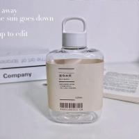 ราคา ขวดน้ำขนาดเล็กแบบแบนไม่มีลายขนาด310มล ถ้วยโฆษณาถ้วยใส่น้ำพกพาเรียบง่ายอุณหภูมิสูงราคา OUA3705แก้วพกพาสะดวกพกพา (19793743206)