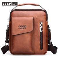 ราคา JEEP SPIRIT กระเป๋าหนังกระเป๋าสะพายผู้ชายของผู้ชายกระเป๋าหนังมากธุรกิจลำลองแนวตั้งขนาดเล็กทันสมัย (20767909531)
