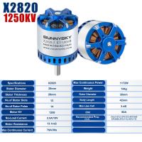 ราคา SUNNYSKY X2820 KV1000 KV860 KV570มอเตอร์ไร้แปรงถ่านสำหรับ30E โดรนสี่ใบพัดปีกเครื่องบินเฮลิคอปเตอร์โดรน (19587111690)
