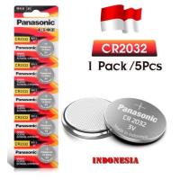 ราคา ของแท้ CR2032 ถ่านกระดุม Panasonic รุ่น CR2032 CR2025 CR2016 3V Lithium Battery พร้อมส่ง 1 Pack มี 5 pcs (21115561648)