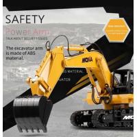 ราคา ShockZone ใหม่ล่าสุด รถบังคับวิทยุก่อสร้าง รถแมคโคร ขนาด 15 55 36 CM บังคับ รถเครน รถตักดิน รีโมทบังคับไร้สาย 2 4GHz 11CH ของเล่นเด็ก รถบังคับ (9979711231)