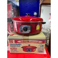 ราคา กระทะไฟฟ้า กระทะเเดง ปรับไฟได้InterNational รุ่น HC 2007c ขนาด12นิ้ว (18282076193)