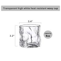 ราคา แก้วเครื่องดื่มบาร์แก้วทำด้วยมือลายคลื่นถ้วยกาแฟแก้วน้ำผลไม้ Sloki Kaca บิดสร้างสรรค์ Ins ทำด้วยมือ (20392548788)