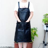 ราคา หนังหนาผ้ากันเปื้อนกันน้ำห้องครัวหนังนิ่มหลวมหนังเอี๊ยมหญิงทำงานน้ำพิเศษPUผ้ากันเปื้อนหนัง (19587398584)