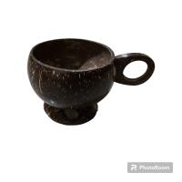 ราคา แก้ว กะลา แก้วกาแฟ แก้วชา กะลามะพร้าว แก้วน้ำ ไม้ ขัดเคลือบเงารอบนอก สูง 6 7 ซม (21061862753)