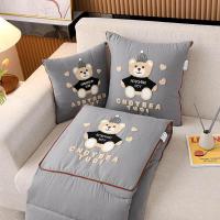 ราคา huowa 2 in 1 หมอนผ้าห่มแบบพับได้ ผ้าห่มในรถสำนักงาน (20683713384)