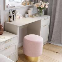 ราคา SB Design Square SB FURNITURE โต๊ะเครื่องแป้ง โต๊ะทำงานขนาด 120 ซม รุ่น Quinn สีเทาอ่อน 120x40x75 ซม (21097858424)