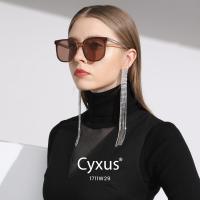 ราคา Cyxus แว่นกันแดดหญิง แว่นโพลาไรซ์ Retro Polarized Sunglasses Women ขนาดใหญ่ Vintage แว่น UV400 กรอบวัสดุ TR เลนส์ TACแว่นกันแดดขนาดใหญ่1711 (21372504597)