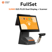 ราคา SUNMI D2splus Dual 2จอ 15 6 10 1 เครื่องคิดเงิน พร้อมระบบขายหน้าร้าน ฟรีไม่มีรายเดือน (18958243050)