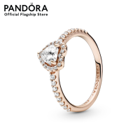 ราคา Pandora Heart Pandora Rose ring with clear cubic zirconia เครื่องประดับ แหวน แหวนโรสโกลด์ สีโรสโกลด์ แหวนสีโรสโกลด์ แหวนหัวใจ แหวนแพนดอร่า แพนดอร่า (14490130972)
