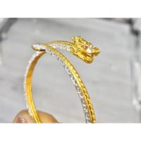 ราคา กำไลข้อมือหัวมังกร กำไลทองเหลือง กำไลฟรีไซส์ (20227784062)