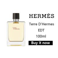 ราคา 100 ของแท้ Hermes Terre DHermes EDT 100ML น้ำหอมผู้ชาย แอร์เมสนำ้หอม กลิ่นหอมติดทนนาน น้ำหอมผู้ชาย Hermes Perfume น้ำหอม Hermes Terre DHermes Eau de Toilette EDT spray for Men 100ml กลิ่นหอมอ่อน น้ำห 