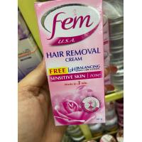 ราคา เฟม ย เอส เอ แฮร์รีมูฟเสิล ครีมกำจัดขน ขนาด40กรัม Fem u s a HAIR REMOVAL CREAM (17330071092)