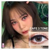 ราคา คอนแทคเลนส์ Cafe 3 Tone Gray Brown ยี่ห้อ Wink Lens ค่าสายตาปกติ 700 (15474200763)