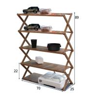 ราคา พร้อมส่ง ชั้นวางของไม้ไผ่ ชั้นวางของแค้มปิ้ง พับเก็บได้ Camping shelf อุปกรณ์แคมป์ปิ้ง พร้อมถุงจัดเก็บ (16924419488)