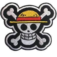ราคา อาร์มปักลาย โลโก้วันพีช ธงหมวกฟางลูฟี่ ราชาโจรสลัด 7x6 cm ติดเสื้อติดหมวก ติดสินค้าแฟชั่น งาน DIY เสื้อผ้า งานปักระเอียด (1137158404)