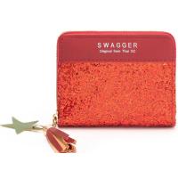 ราคา GC 313 กระเป๋าสตางค์ใบสั้น ลายกากเพชรน่ารัก (21312852716)