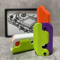 ราคา 3Pcs 3D Gravity Knife Carrot Knife Decompression Push Card Small Toy 3d Printing Gravity Knife Carrot Knife Shape Shifting Kids Toys Christmas Halloween Birthday New Year Gift (20671892951)