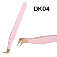 ราคา DEERCAND ความแม่นยำสูงที่มีคุณภาพสูงคีมขนตากุหลาบทองสแตนเลสต่อขนตาคีมเครื่องมือคีมป้องกันไฟฟ้าสถิตย์ (19960832185)