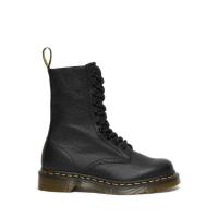 ราคา Dr Martens 22524001 1490 Virginia Leather Mid Calf Boots Black (21369219436)