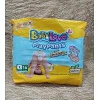 ราคา ผ้าอ้อมเบบี้เลิฟ เพลย์แพ้นท์ พรีเมี่ยม Baby Love Playpants Premium ขนาด L 16 ชิ้น (21349026689)