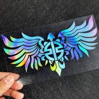 ราคา คาวาซากิรถจักรยานยนต์สติ๊กเกอร์สะท้อนแสงคาวาซากิโลโก้กระจกตกแต่งปีกรูปลอกชุดสีดำ เงิน เลเซอร์ (16579565401)