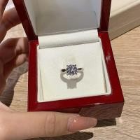 ราคา แหวนเพชร 1 5กะรัต ฝัง4เตย เล็บเหยี่ยว กระเปาะ2ชั้น คาเทีย สไตล์ น้า (18183985742)