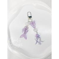 ราคา พวงกุญแจลูกปัดแมงกระพรุน Jellyfish keychain รุ่น Under the Sea (20560999541)