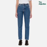 ราคา Nudie Jeans Breezy Britt 90s Stone กางเกงยีนส์ทรงบอยเฟรนด์ ยีนส์กระดุม เข้ารูป กางเกงผู้หญิง ทรงบอย หลวม (18377159572)