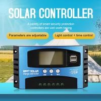 ราคา Solar Charger 30A 40A 50A 60A 100A MPPT โซล่าเซลล์ ชาร์จเจอร์ Charge Controller Solar System USB Port 2 5A (16508171715)