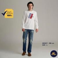 ราคา Mc JEANS เสื้อยืดแขนยาวผู้ชาย MTTZ64810 (19911569294)