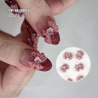 ราคา เรซิ่น DIY อะไหล่เล็บรูปโบว์ มีให้เลือกถึง 6 แบบ 1 ซองมี 5 ชิ้น ใช้งานได้หลากหลาย พร้อมส่ง (21082862398)