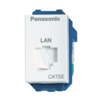 ราคา PANASONIC เต้ารับโทรทัศน์ เต้ารับโทรศัพท์ เต้ารับคอมพิวเตอร์ LAN รุ่น WEG พานาโซนิค (18830498583)