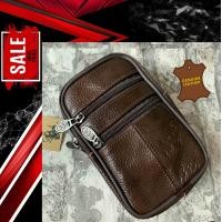 ราคา SALE กระเป๋าหนังแท้ สุภาพบุรุษ ร้อยเข็มขัด เหน็บเข็มขัด คาดเอว ทำจากหนังแท้ 100 ทรงตั้ง ขนาดใหญ่พิเศษ โปรโมชั่น จัดส่งรวดเร็วทันใจ (2254474079)