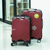 ราคา SWISHNAVY กระเป๋าเดินทางล้อลาก 20 25 29 นิ้ว วัสดุpc100 มีโช๊คล้อ ช่องซิปทั้งสองฝั่ง มือจับสะดวกสบายยิ่งขึ้น กันรอยอย่างดี 35026 (20623524798)