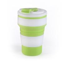 ราคา แก้วพับ แก้วกาแฟซิลิโคนพับได้ แก้วลดโลกร้อน แก้วพกพา Collapsible Coffee Cup ขนาด 350ml มีสต็อกในไทย ส่งเร็ว (19325907953)