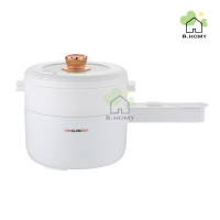 ราคา หม้อไฟฟ้าอเนกประสงค์ 1 2 ชั้นไม่ติดหม้อ หม้อชาบู กะทะไฟฟ้าเคลือบเซรามิก หม้อไฟฟ้า ทอด ต้มนึ่ง B HOMY (13682505885)