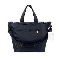 ราคา LeSportsac กระเป๋าสะพายไหล่สะพายข้างแมทช์ง่ายสีดำกระเป๋าถือกันน้ำกันน้ำกระเป๋าทำงานความจุใหญ่กระเป๋าผู้หญิงสีล้วน (20476594762)