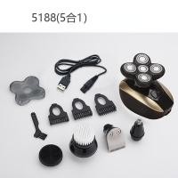 ราคา เครื่องโกนหนวดเครื่องโกนหนวดไฟฟ้าแบบ5 In 1ของผู้ชาย4D แบบชาร์จไฟได้พร้อมฟังก์ชั่นกันน้ำ IPX6แห้งและเปียกเครื่องโกนหนวดตัดแต่งขนเครื่องเล็มหนวดได้สองจุดประสงค์ (17713935011)
