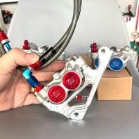 ราคา ปั้ม 8 1 พร้อมขาจับปั้ม พร้อมสายเบรคSwit ฟรี น็อตจับปั้ม งาน 4พอต ใส่เวฟได้ทุกรุ่น (19162066893)