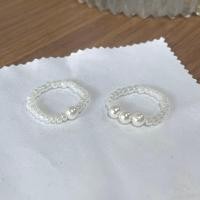 ราคา รอทำ1 2วัน แหวนลูกปัดมุก มุกเปลือกหอย เอ็นยืด ขาว เงิน ชมพู 52 มม ขนาดอื่นสั่งในแชท (8440428510)