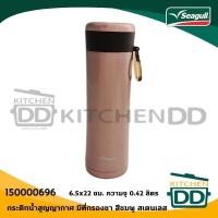 ราคา กระบอกน้ำ กระติกน้ำสุญญากาศ 6 5x22 ซม ความจุ 0 42 ลิตร สเตนเลส Seagull นกนางนวล มีสองสี ทอง ชมพู 1 ใบ โปรดเลือกสี (12452295610)