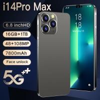 ราคา Hp Ready 2022 โทรศัพท์มือถือ I14 Promax 6 8นิ้ว HD 4Gเครือข่าย5G Ram 8G ROM 256G I14 Pro Max แบตเตอรี่จดจำใบหน้า7800Mah Android 12 0 AI ขับเคลื่อน48mp 108mp (16386192626)